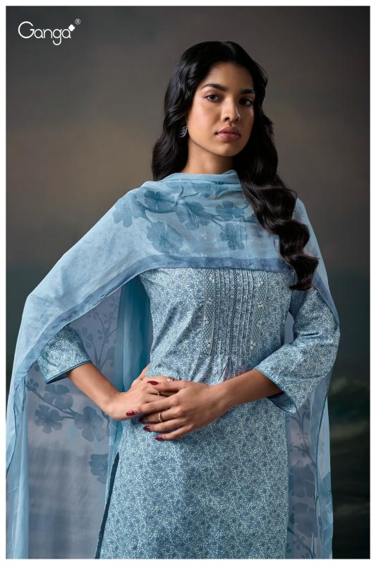 Ganga nivara 3645 catalog cotton printed aurelia dress material online shopping india
