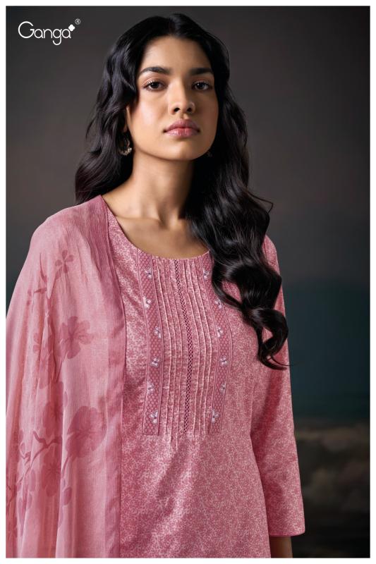 Ganga nivara 3645 catalog cotton printed aurelia dress material online shopping india