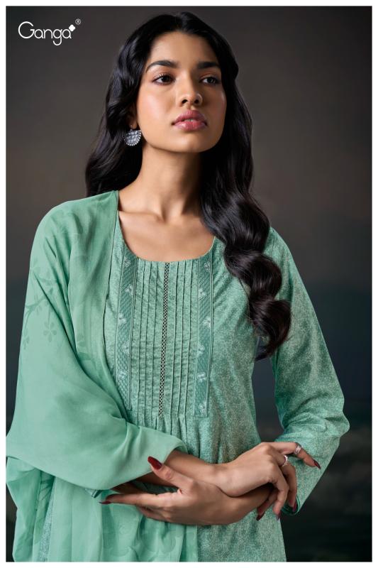 Ganga nivara 3645 catalog cotton printed aurelia dress material online shopping india