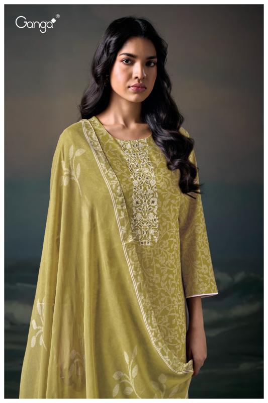Ganga saarya 3651 cotton printed wholesale market in mumbai for dress materials