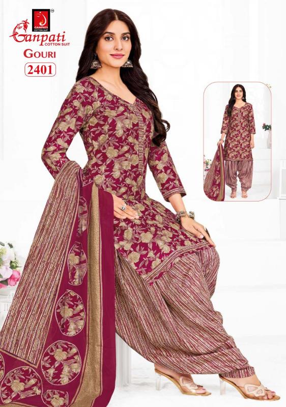 Ganpati gouri vol-10 cotton printed wholesale market in mumbai for dress materials