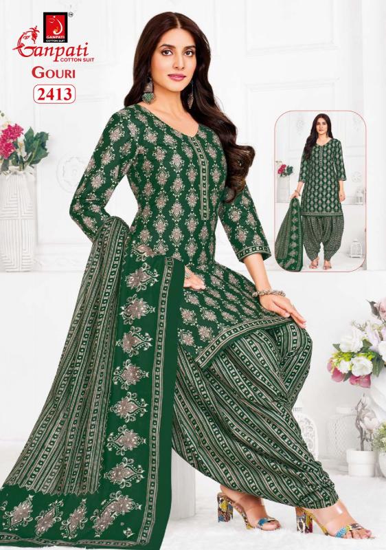 Ganpati gouri vol-10 cotton printed wholesale market in mumbai for dress materials