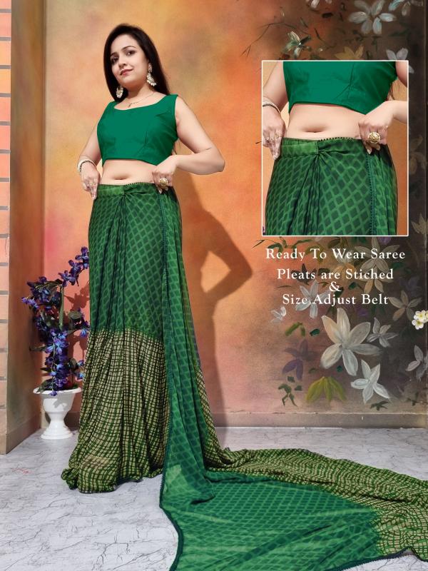 GC ready to wear georgette saree surat wholesale saree market