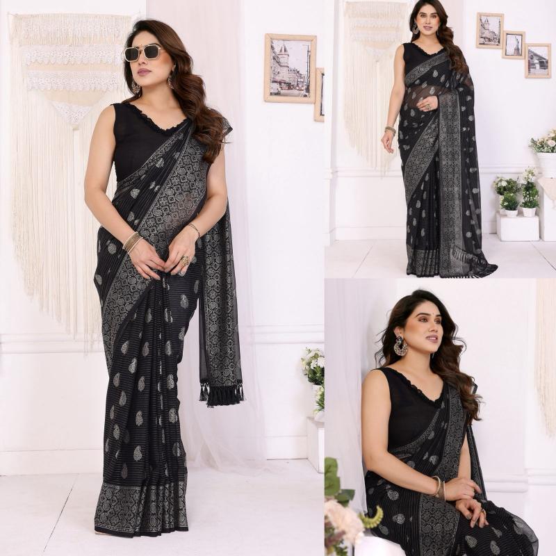 GC soft georgette saree 100 rs wholesale online shopping