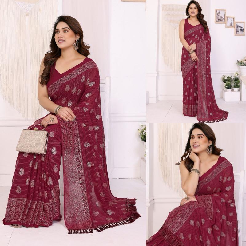 GC soft georgette saree 100 rs wholesale online shopping
