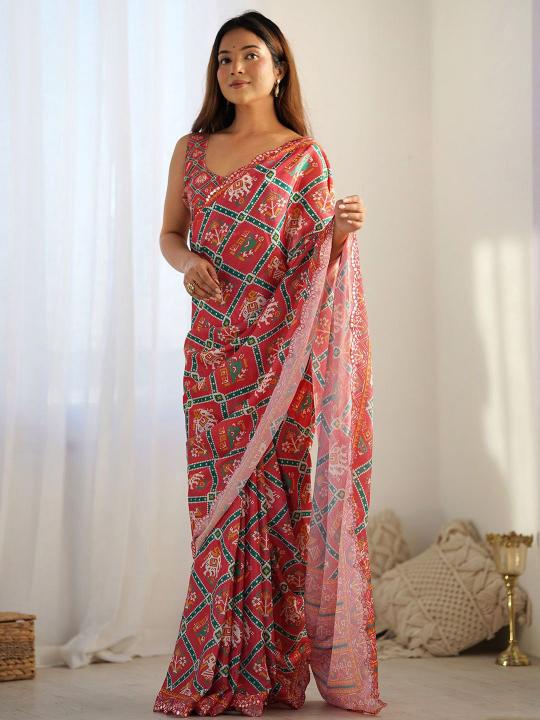 GC soft georgette silk surat sarees wholesale market