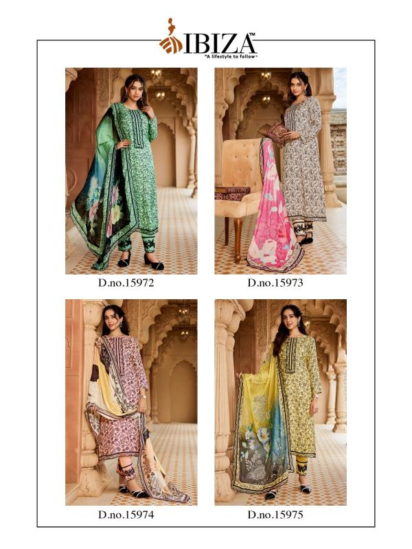 Ibiza historic muslin digital print catalog designer indian dress material uk