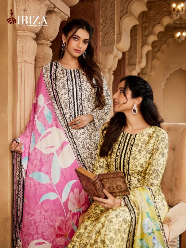 Ibiza historic muslin digital print catalog designer indian dress material uk