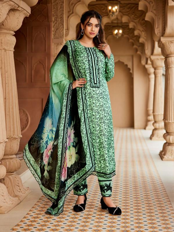 Ibiza historic muslin digital print catalog designer indian dress material uk