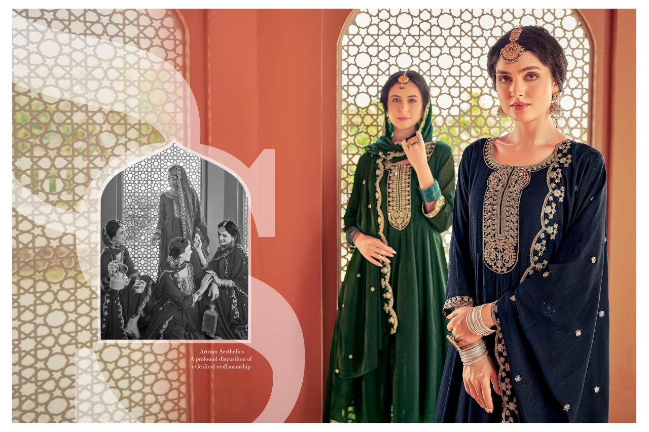 Isavasyam corporation mugal vol-01 georgette shimmer 3 pcs Kurti patterns in India