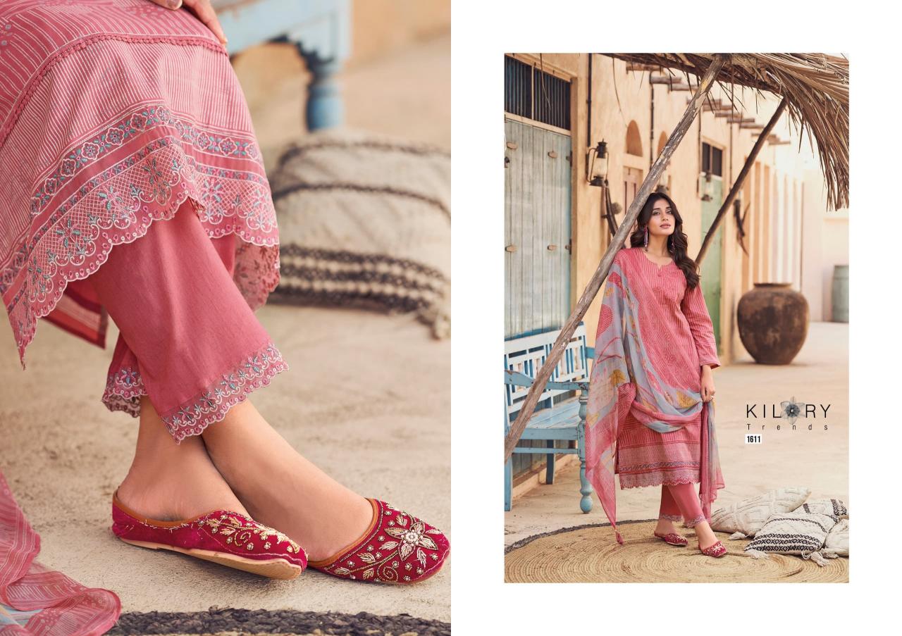 Kilory trends lakshita lawn cotton digital print surat wholesale market dress materials