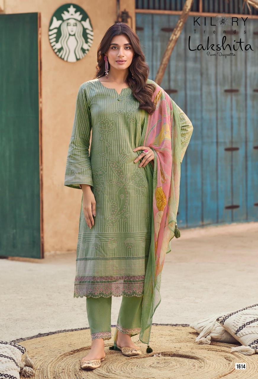 Kilory trends lakshita lawn cotton digital print surat wholesale market dress materials