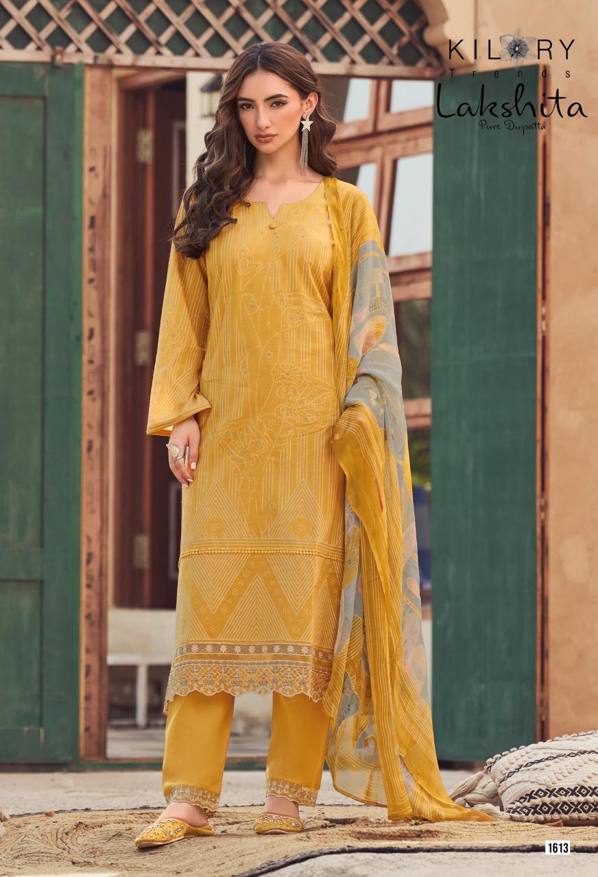 Kilory trends lakshita lawn cotton digital print surat wholesale market dress materials