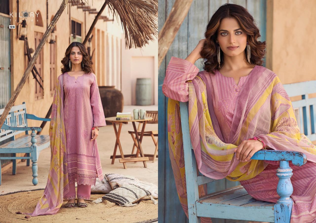 Kilory trends lakshita lawn cotton digital print surat wholesale market dress materials