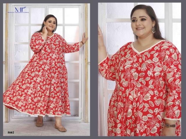 Moksh international plus size color vol 2 riyon export designer kurtis ebay india