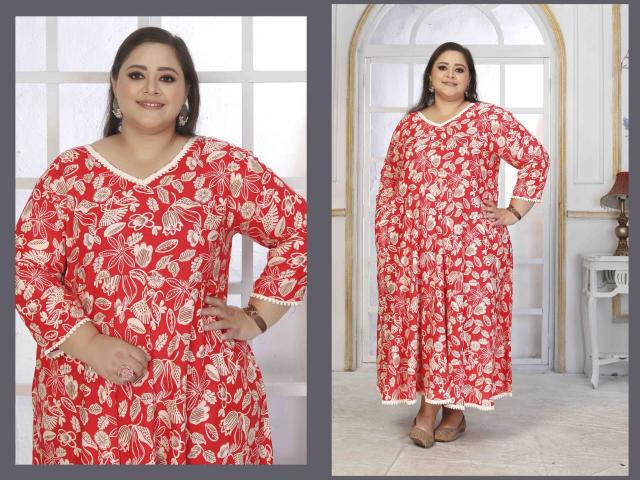 Moksh international plus size color vol 2 riyon export designer kurtis ebay india