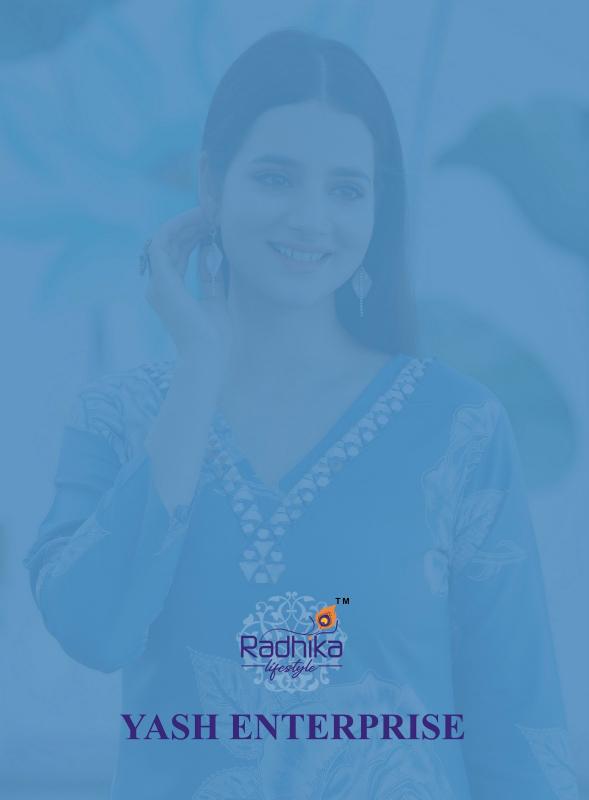 Radhika lifestyle zion vol 1 catalog summer reyon foil print co ord set wholesale