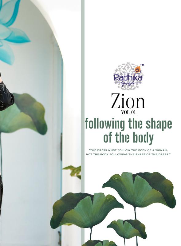 Radhika lifestyle zion vol 1 catalog summer reyon foil print co ord set wholesale