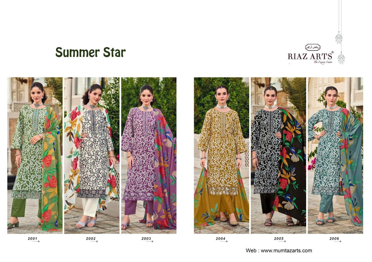 Riaz arts riaz summer star karachi digital print wholesale market in mumbai for dress materials