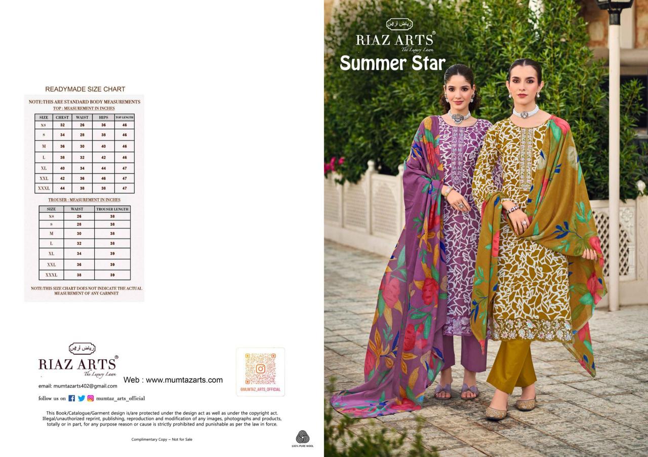 Riaz arts riaz summer star karachi digital print wholesale market in mumbai for dress materials