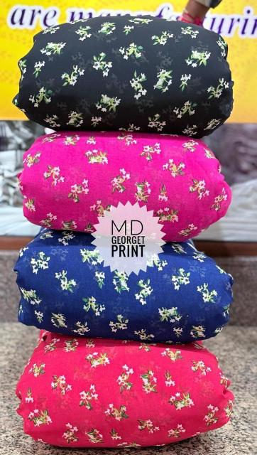 Sajni georgette print Mumbai fabrics cloth market prices