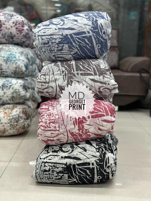Sajni georgette print Mumbai fabrics cloth market prices