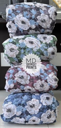 Sajni georgette print Mumbai polyester fabric market