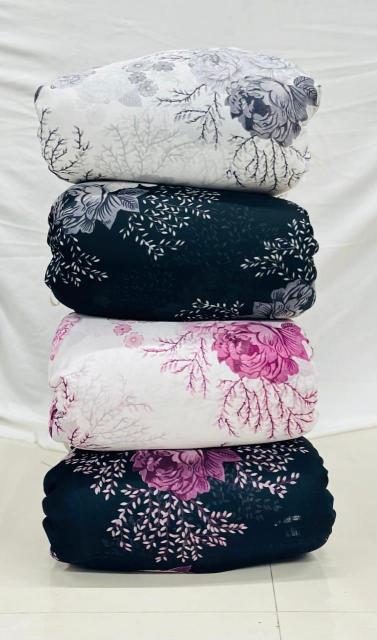 Sajni georgette print Mumbai silk fabric market