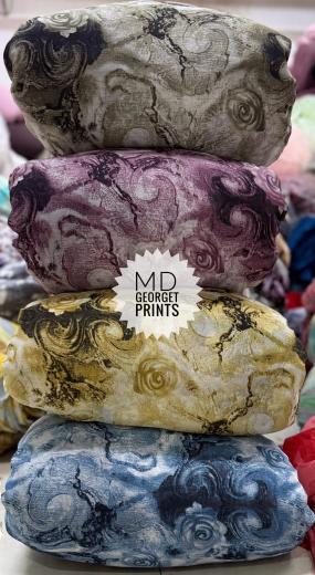 Sajni georgette print Mumbai wholesale fabrics  cloth market online