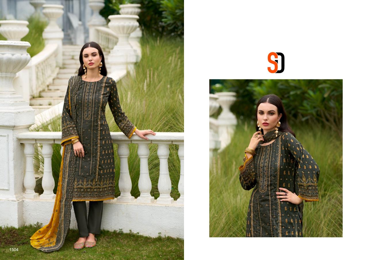 Sharadddha designer bin saeed vol 15 pure cotton Indian mode catalog best dress material brand in india