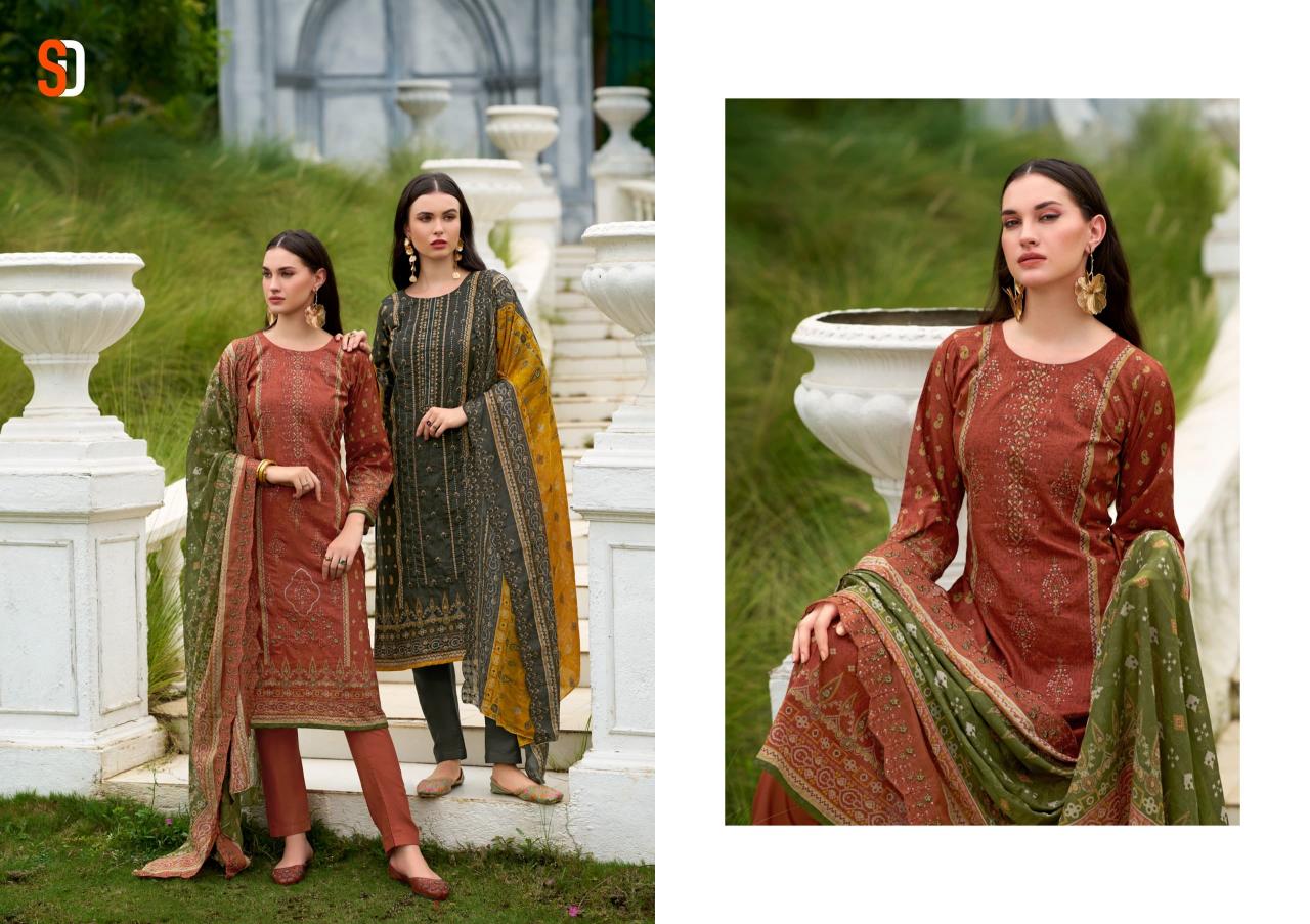 Sharadddha designer bin saeed vol 15 pure cotton Indian mode catalog best dress material brand in india