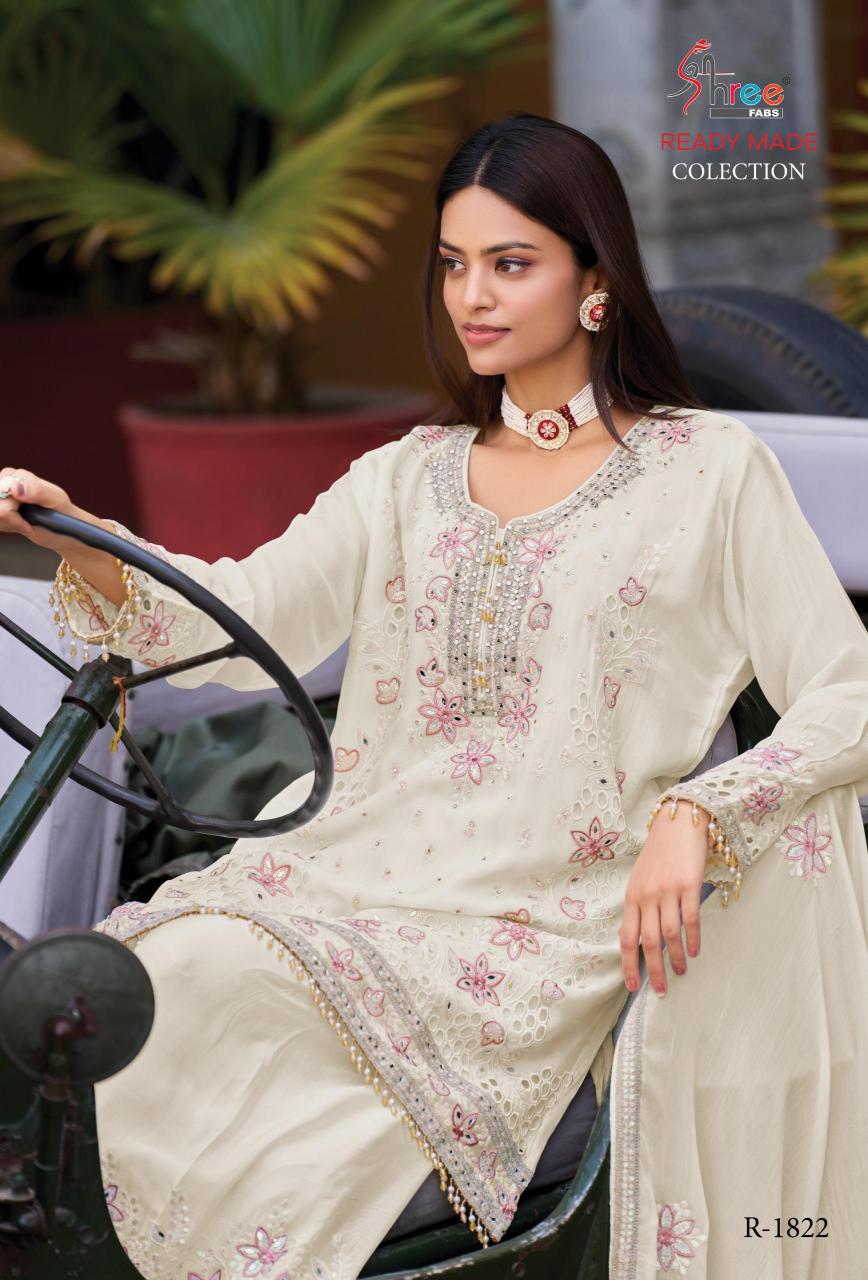 Shree fab dn 1822 air tex chinon viscous top bottom dupatta affordable kurti brands