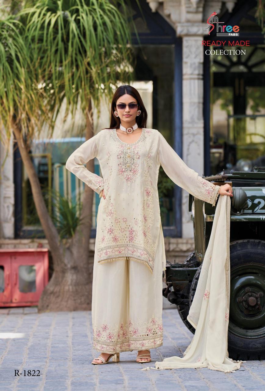 Shree fab dn 1822 air tex chinon viscous top bottom dupatta affordable kurti brands