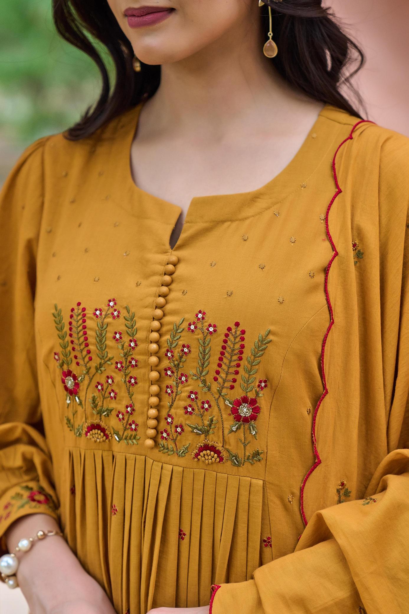 Summer colors in pure mal cotton suit kurtis manufacturer