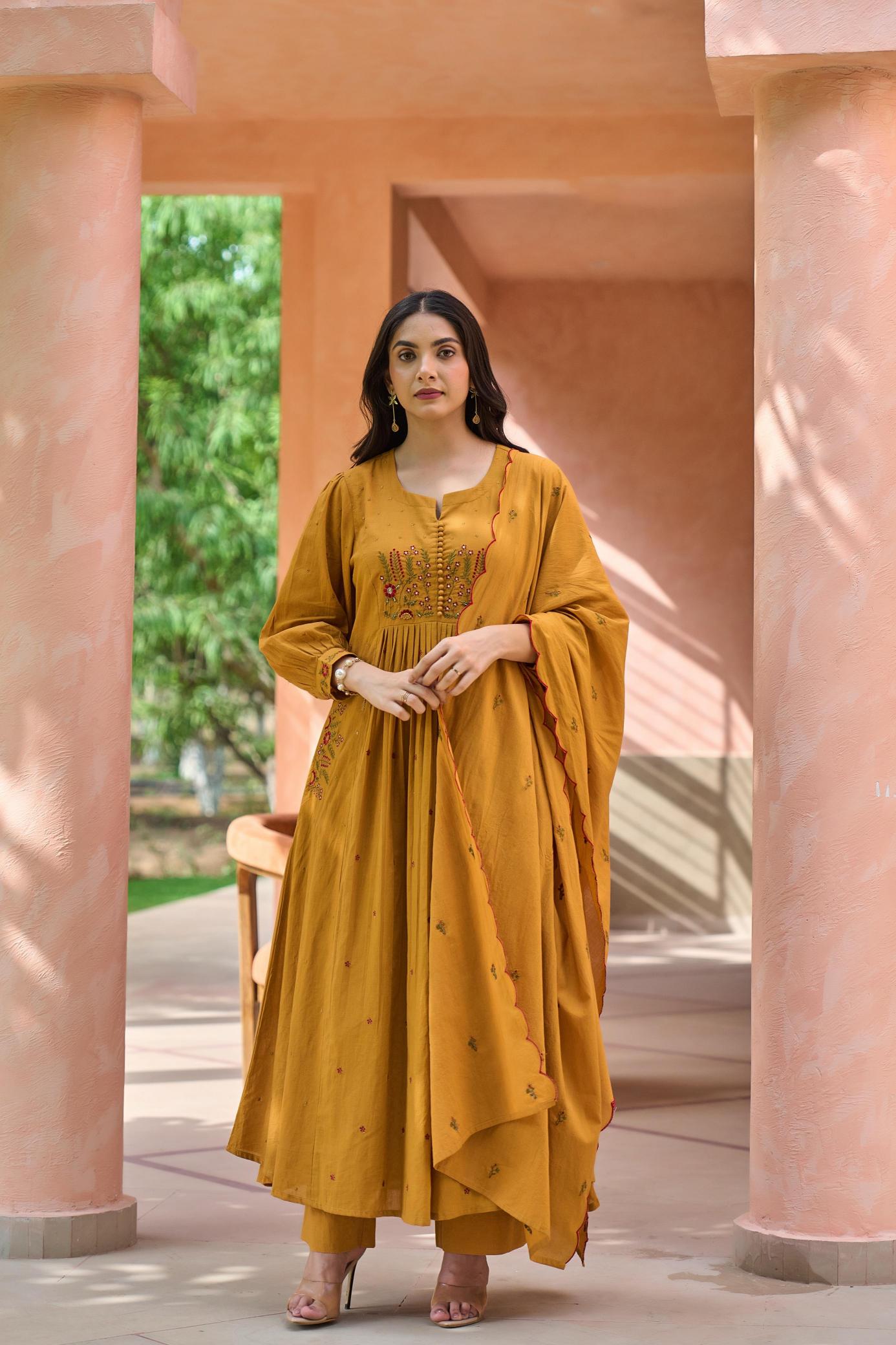 Summer colors in pure mal cotton suit kurtis manufacturer