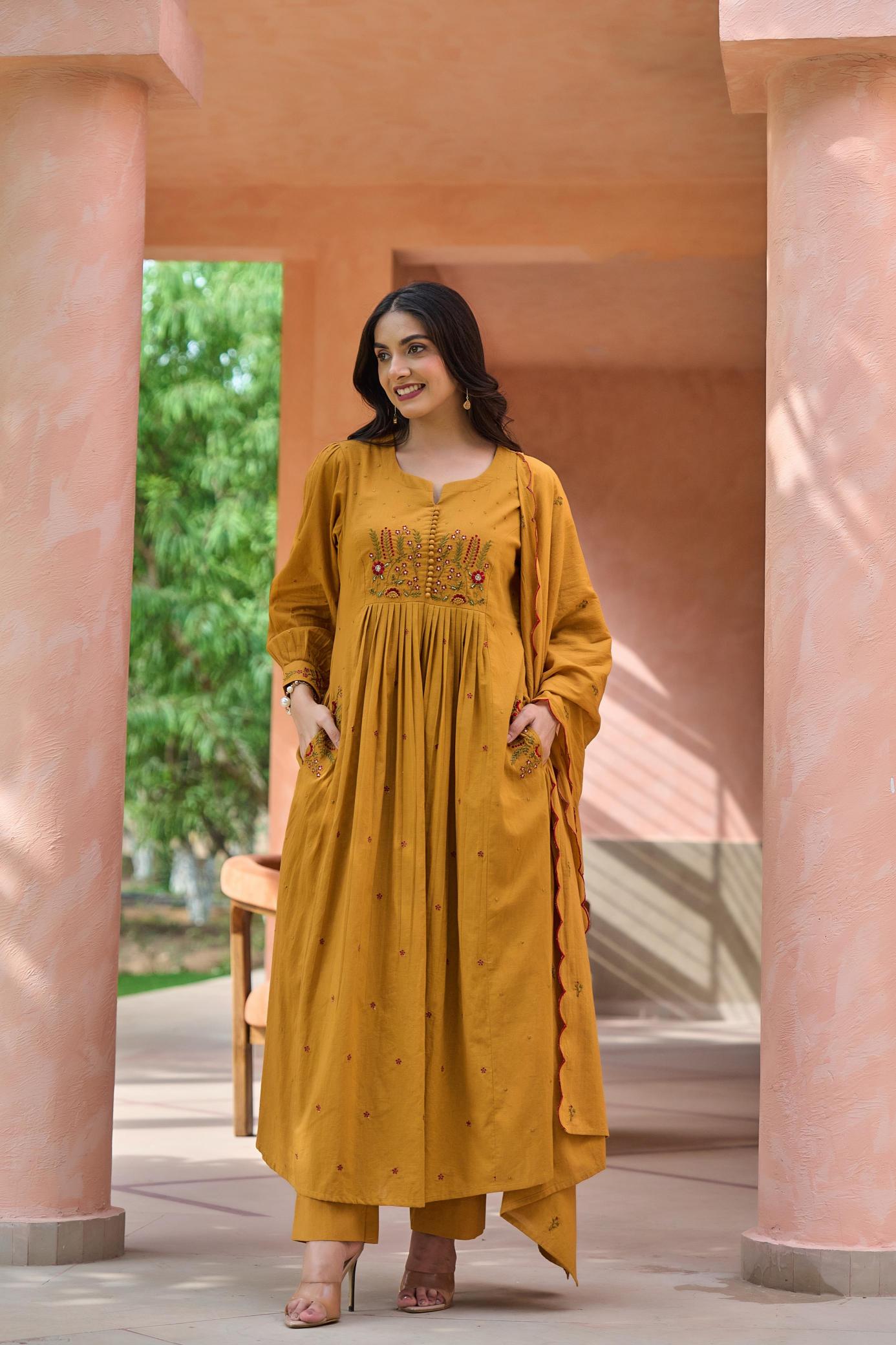 Summer colors in pure mal cotton suit kurtis manufacturer