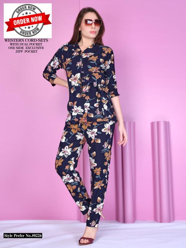 Summer special vol #AT0226 western coord set premium kurti brands