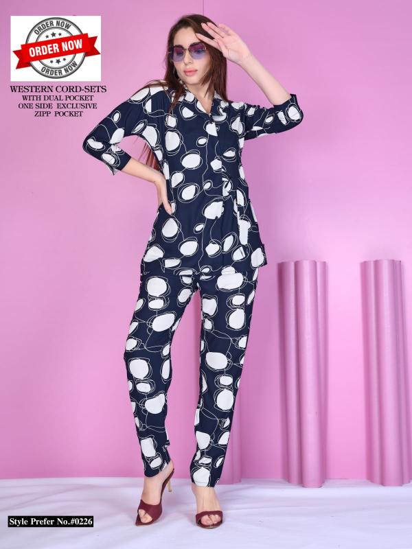 Summer special vol #AT0226 western coord set premium kurti brands