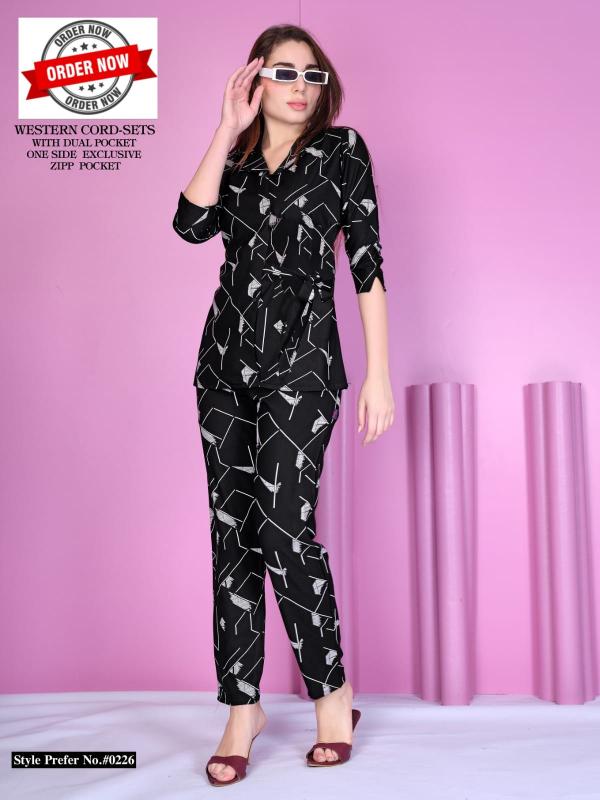 Summer special vol #AT0226 western coord set premium kurti brands