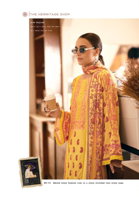 The hermitage shop bagh edition 3 lawn digital prints wholesale market in mumbai for dress materials