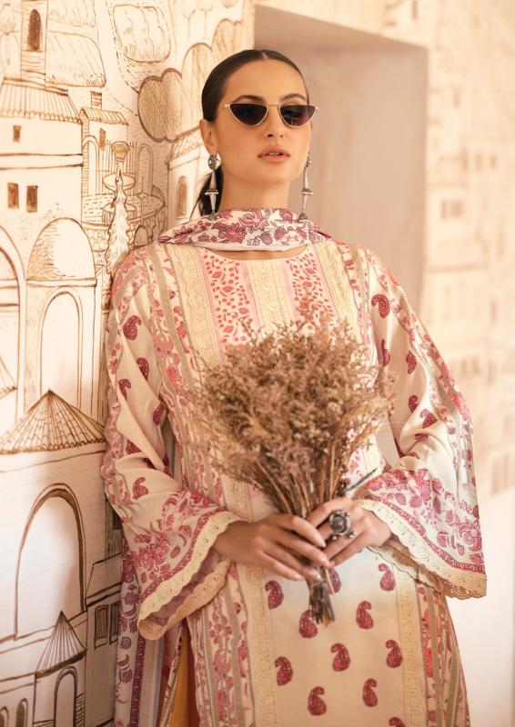 The hermitage shop bagh edition 3 lawn digital prints wholesale market in mumbai for dress materials