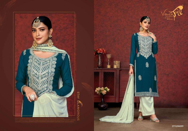Vouch noor mahal vol 1 heavy georgette catalog wholesale price cotton dress materials in chennai