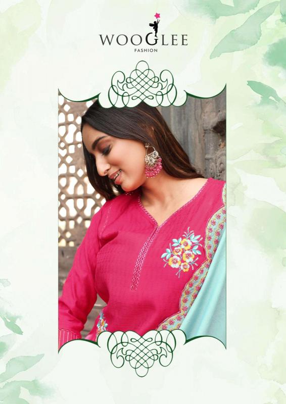 Wooglee saugaat viscose weaving 3 pcs catalog jaipuri short kurtis wholesale