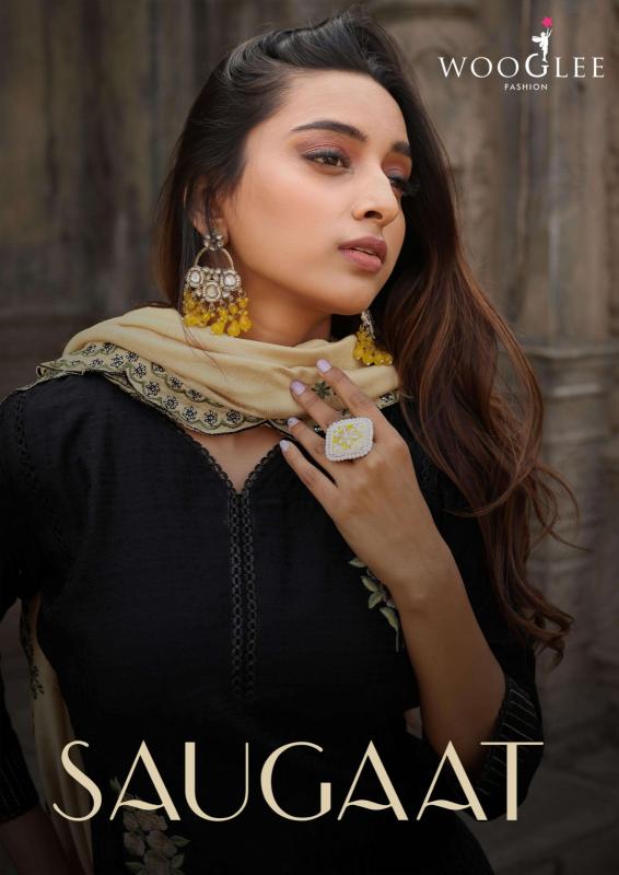 Wooglee saugaat viscose weaving 3 pcs catalog jaipuri short kurtis wholesale