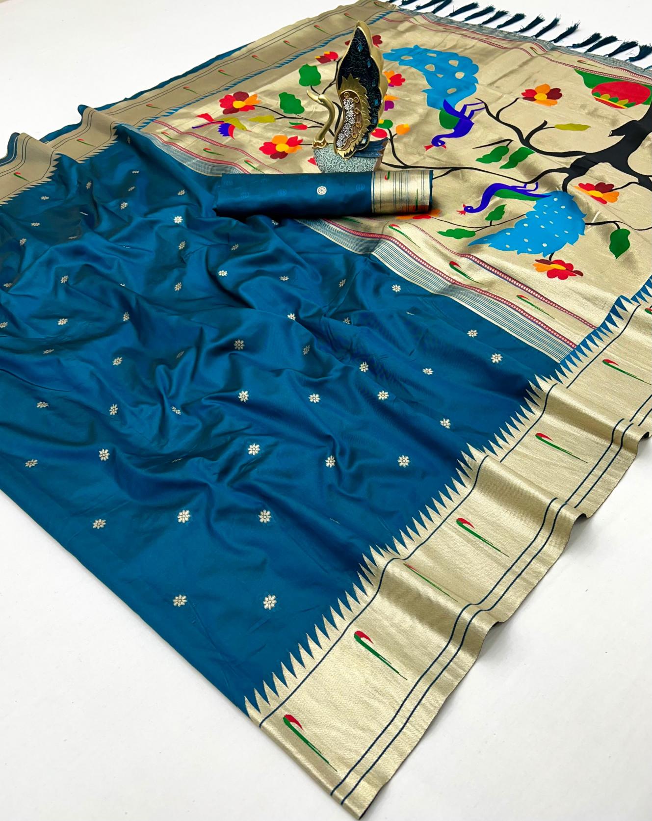 Anupama karma paithani voL-3 silk surat me saree wholesale market price list