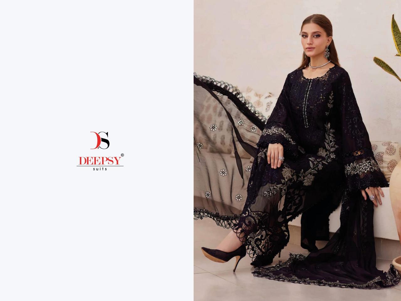 Deepsy suits maria b 25-2 pure cotton wholesale catalogue salwar kameez