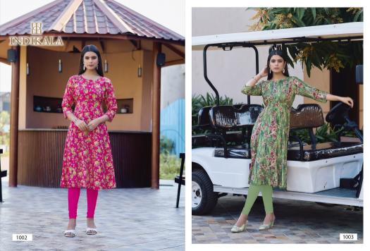 Indikala kushals madhubala anarkali style kurti catalogue wholesale