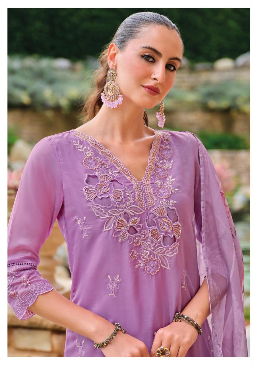 Lady leela varnika 2 organza 3 pcs kurti online wholesale market for clothes