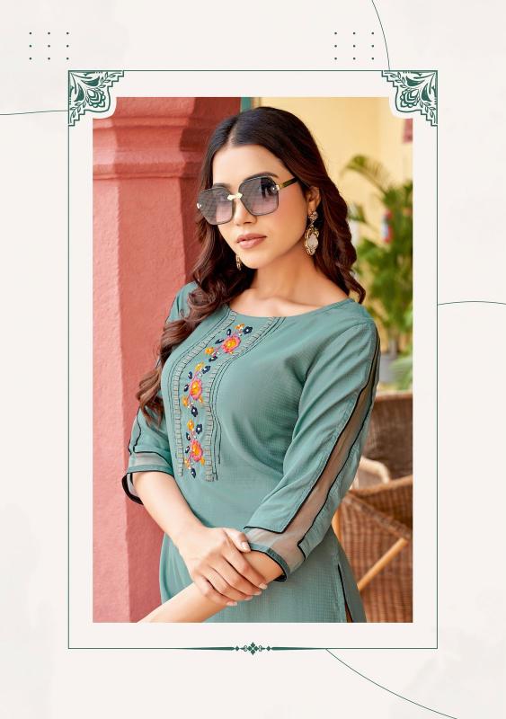 Mittoo kalista heavy rayon kurti wholesale market