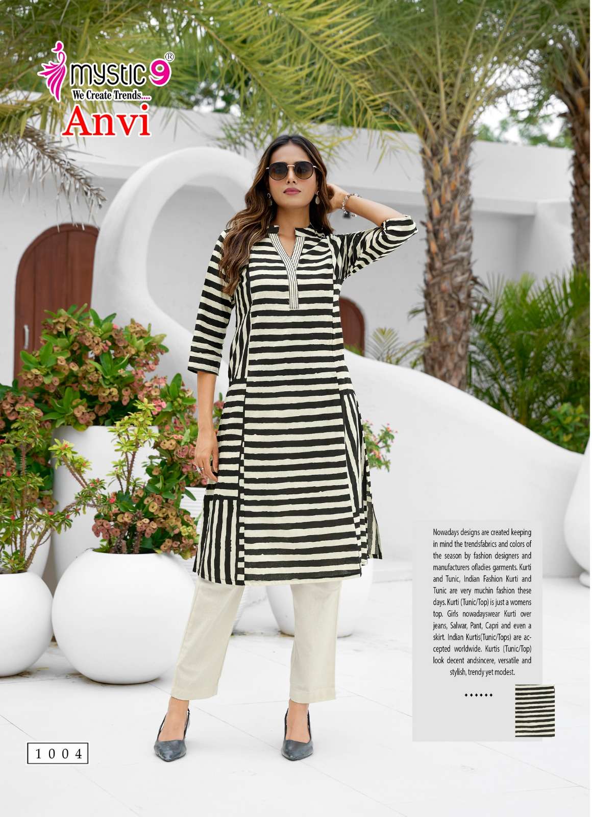 Mystic9 anvi vol 1 cotton flex print cord set wholesale market
